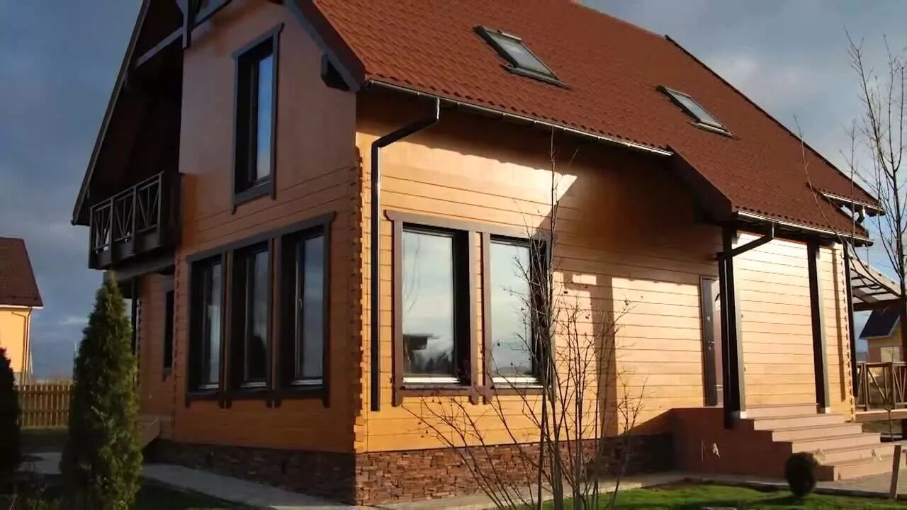Наружная обшивка каркасного дома варианты ТАМАК Репортаж с выставки "ВолгаСтройЭкспо 2015" - YouTube
