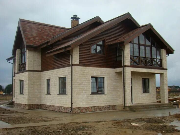 Наружная отделка частного дома варианты отделки Pin de 36 36 em Я Projetos de casas, Casas, Olx