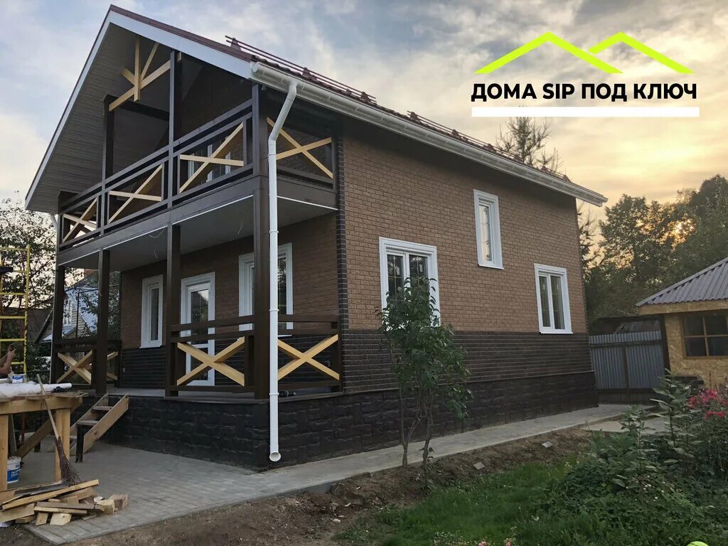 Наружная отделка дома из сип панелей варианты Дома Сип под ключ, строительная компания, Солнечная ул., 16, Самара - Яндекс Кар