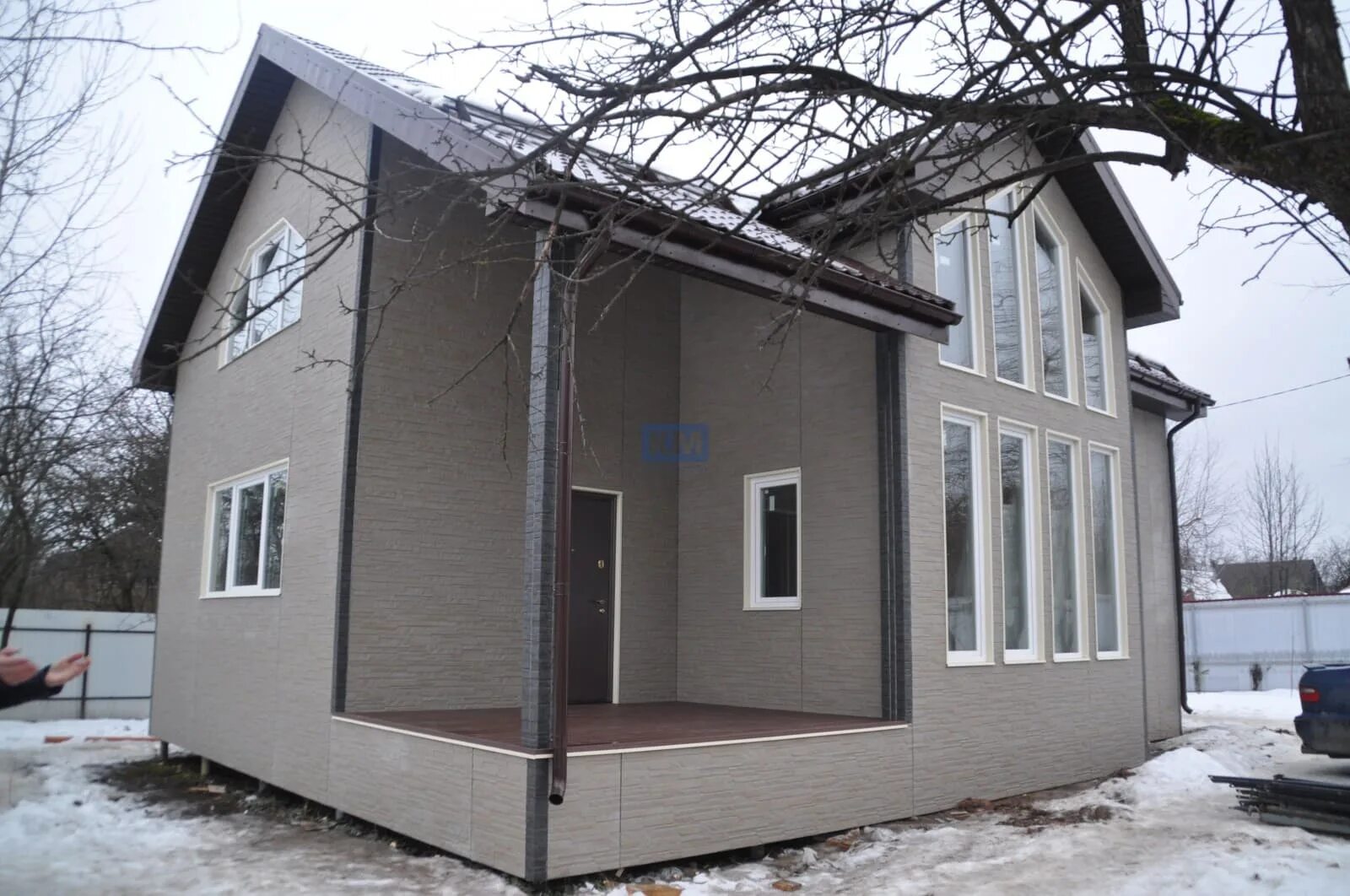 Наружная отделка дома из сип панелей варианты Дом из SIP панелей dom-klinkera174.ru