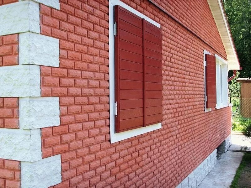 Наружная отделка домов под кирпич фото Купить фасадные панели для дома в Туле Цокольный сайдинг под доступным ценам