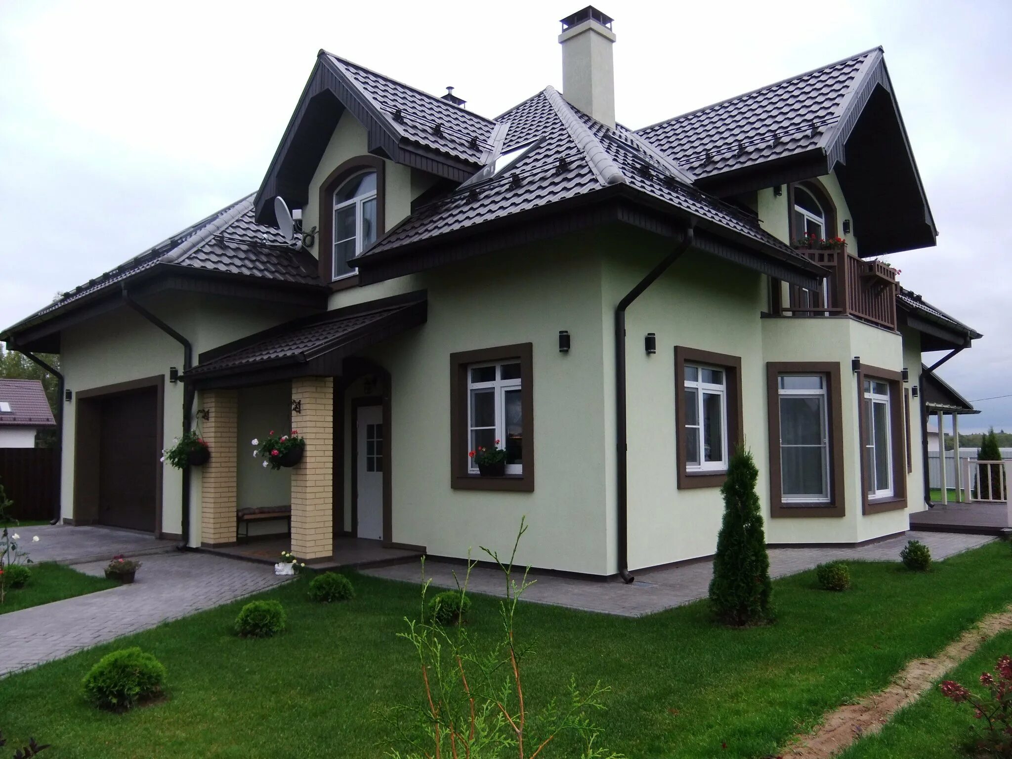 Наружное оформление домов Отделка дома какую выбрать - найдено 90 фото