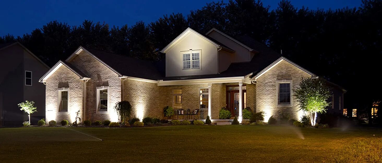 Наружное освещение частного дома варианты GLW LED Landscape Lights 12V 60V Flood Lights 20W Pathway Light Spotlights 3000K
