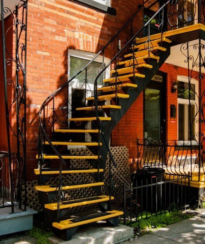 Наружные лестницы дома фото L’escalier extérieur en 57 idées qui font rêver Outdoor stairs, Exterior stairs,