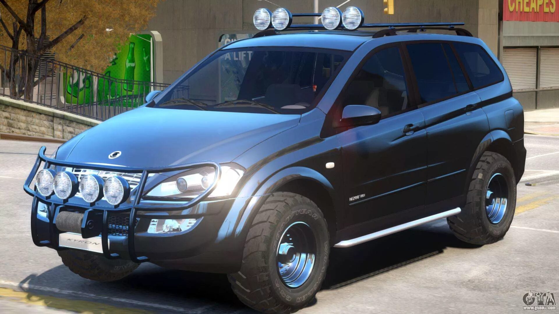 Наружный тюнинг автомобиля санг енг курон SsangYong Kyron V2 for GTA 4