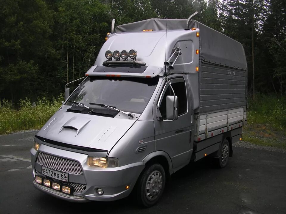 Наружный тюнинг газели Свет. - ГАЗ Газель, 2,5 л, 1996 года тюнинг DRIVE2