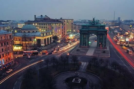 Нарвская площадь стачек 2 санкт петербург фото Проспект Стачек будут ремонтировать по ночам
