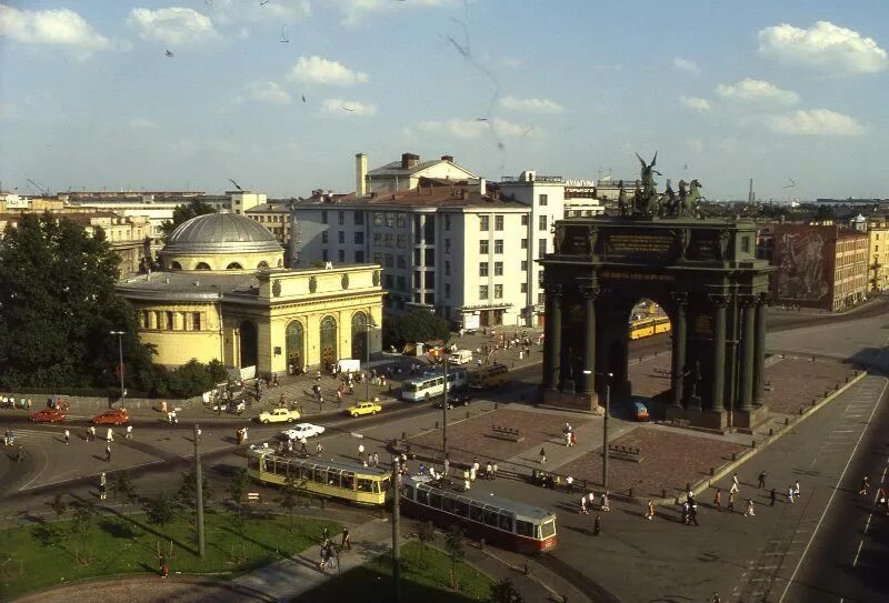 Нарвская площадь стачек 2 санкт петербург фото Санкт-Пецярбург - Исторические фотографии трамвайных вагонов - Фота - Гарадскі э