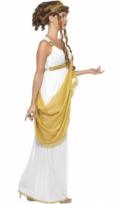 Наряд в греческом стиле женский своими руками Helen of Troy Women’s Greek Spartan Costume Goddess fancy dress, White dress sty