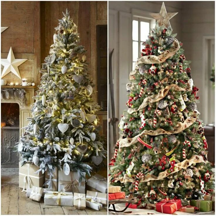 Нарядить елку стильно реальные фото 8 идей для нарядной новогодней елки Elegant christmas trees, Elegant christmas d