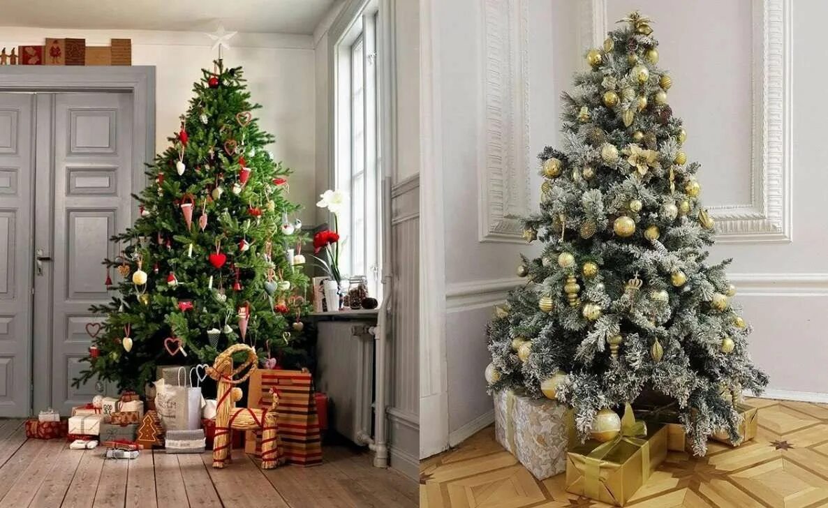 Нарядить елку стильно реальные фото Идеи к Новому 2019 Году: 180+(Фото) Красивых Декоров к Празднику Праздничные укр