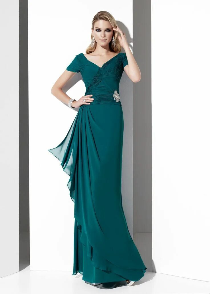 Нарядное вечернее платье фото Colección de Trajes de Madrina Largos y Cortos - Swoon!! Teal bridesmaid dresses