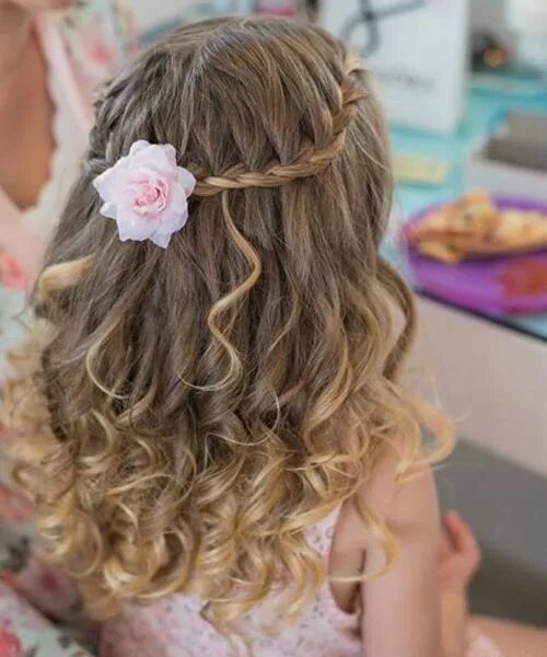 Нарядные прически для девочек на длинные Pin on Fantastic hairstyles