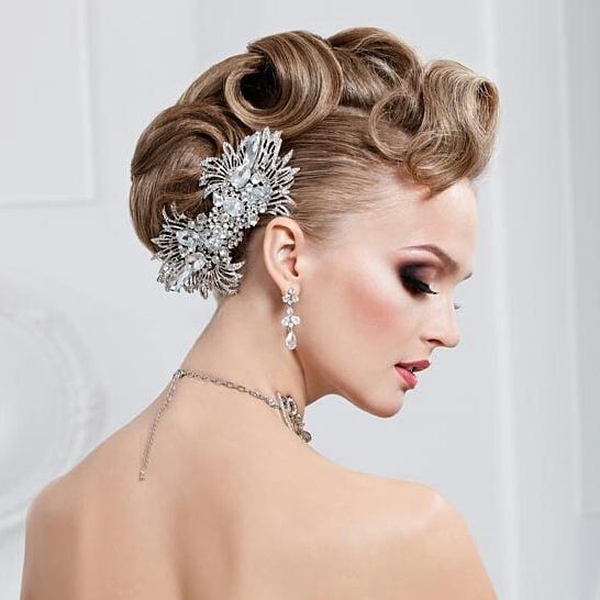 Нарядные прически на волосы Pin by Renee Gambino on Hair Hair styles, Wedding hairstyles bridesmaid, Wedding