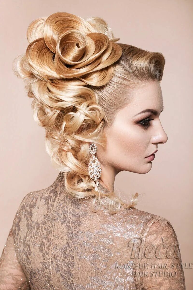 Нарядные прически на волосы #Hair @jeanettes-hair-obsession in 2019 Hair styles, Retro hairstyles, Big hair