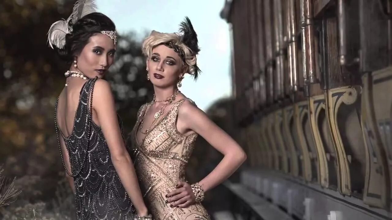 Наряды в стиле гэтсби женский образ Behind The Scenes The Great Gatsby Photo Shoot - YouTube
