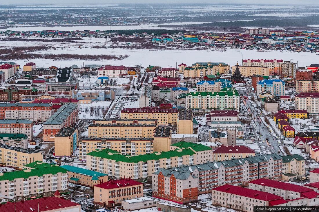 Нарьян мар фото города Нарьян-Мар с высоты - северный город у Белого моря" в блоге "Города и сёла Росси