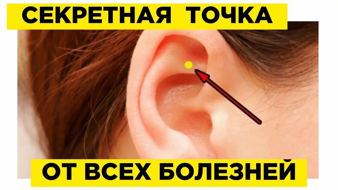 Нарыв в ухе фото Нажмите на эту ТОЧКУ в УХЕ и вы увидите мгновенную реакцию ОРГАНИЗМА - YouTube
