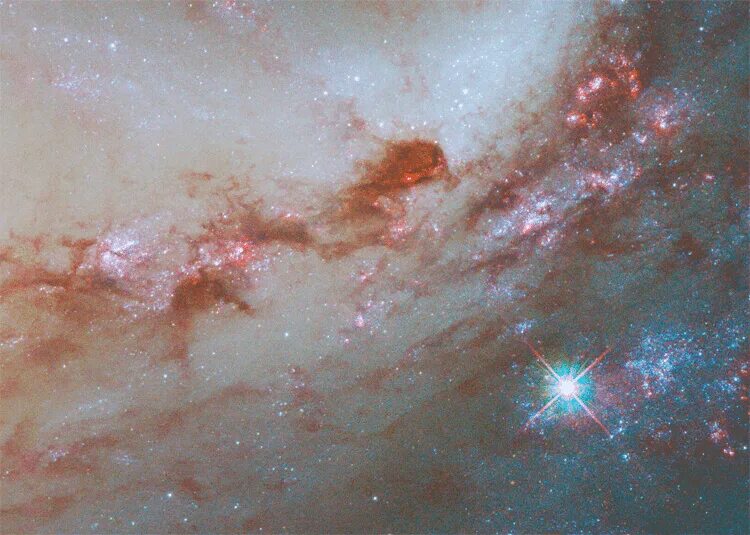 Наса фото дня Новый снимок сердца спиральной галактики NGC 1097