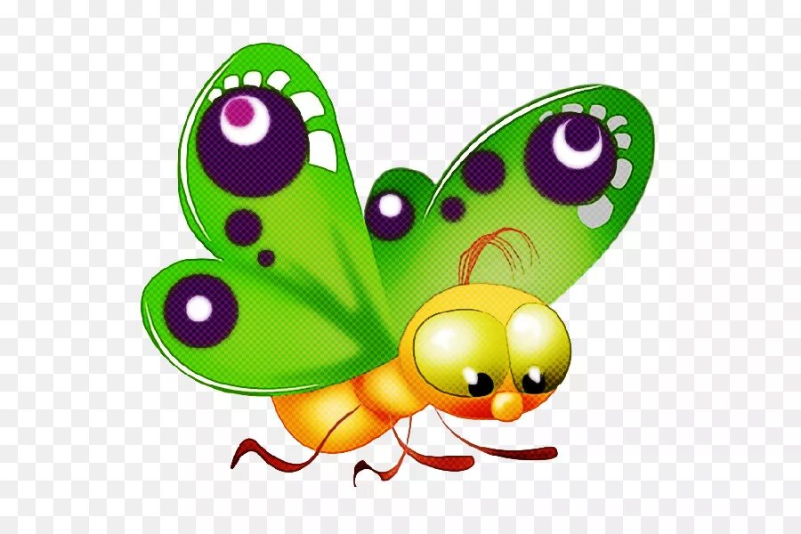 Насекомые для оформления в детском саду Insect - insect green butterfly cartoon moths and butterflies - CleanPNG / KissP