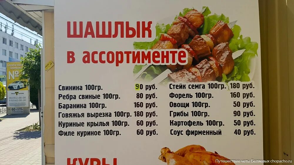 Наш шашлык парковая ул 71 анапа фото Цены в Анапе 2017 на фрукты и ягоды + о столовых и винных лавочках - ЧопачО