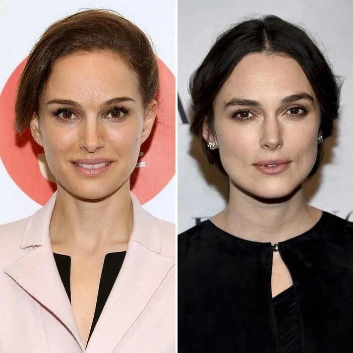 Наталья портман и кира найтли фото It's National Lookalike Day - See Natalie Portman & Keira Knightley and More Cel