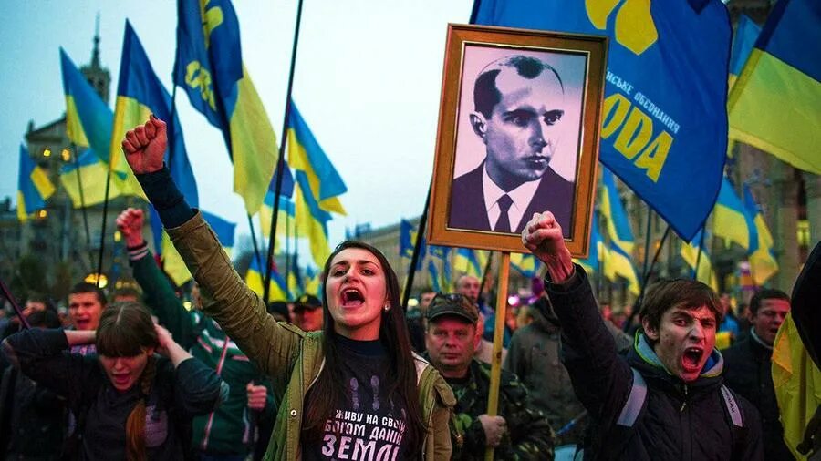Националисты с западной украины фото РУСО. Бандеровщина - КПРФ Москва