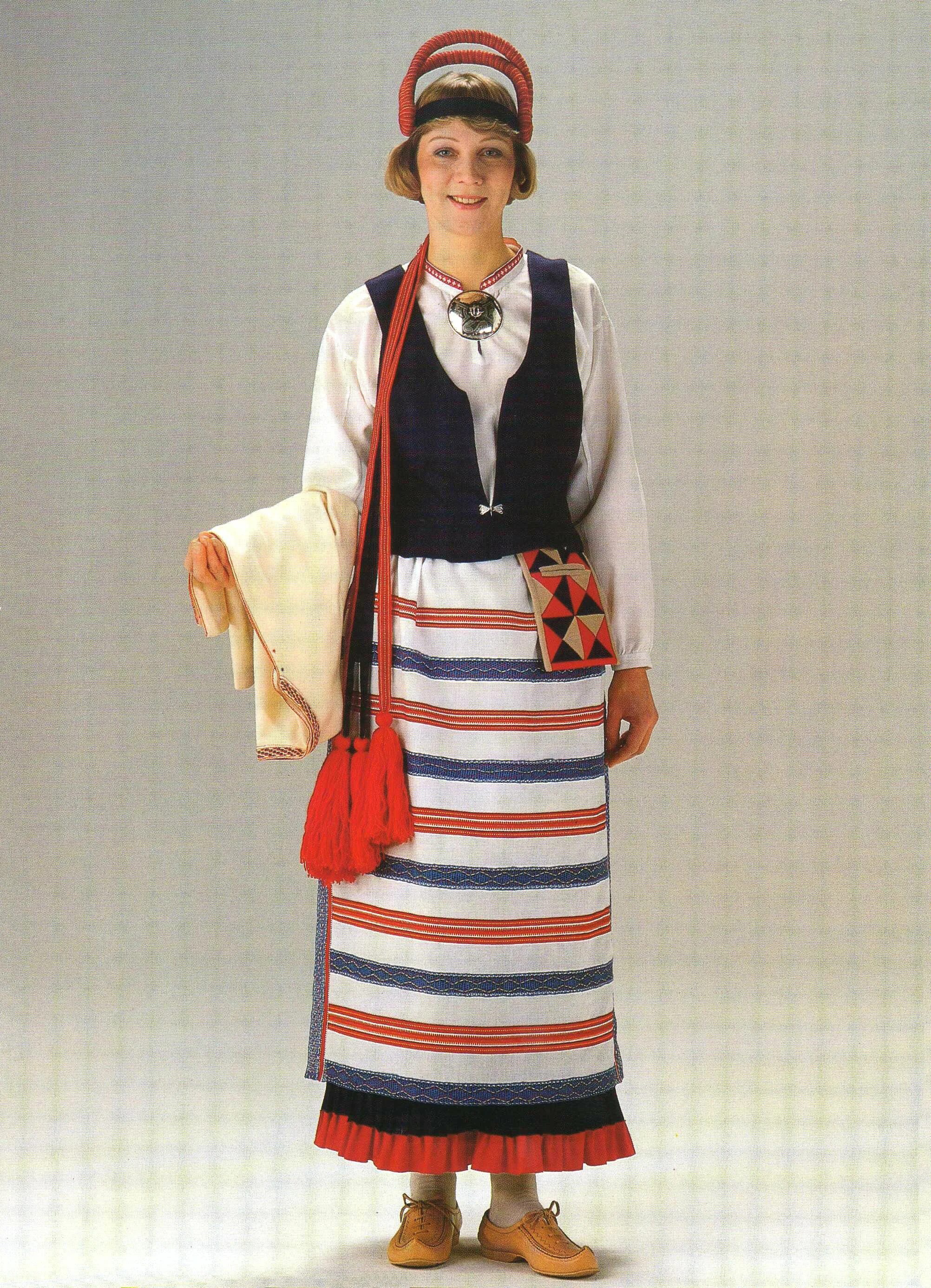 Национальная одежда карелов фото Antrea. Carelia Finnish costume, Folk dresses, Traditional dresses