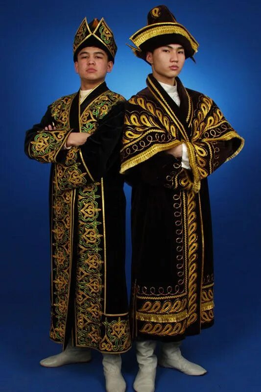 Национальная одежда казахов фото Pin on Turkic Fashion, Academic dress, Dress