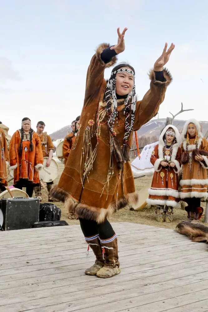 Национальная одежда коряки фото Камчатские коряки