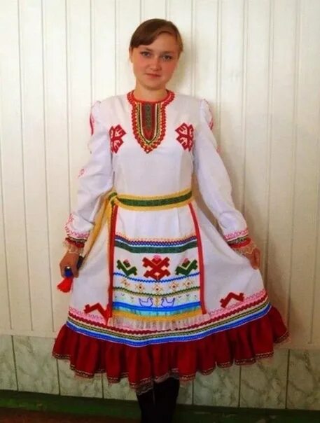 Национальная одежда марийцев фото Марийский национальный костюм / Центральная библиотека им. Г. Тукая