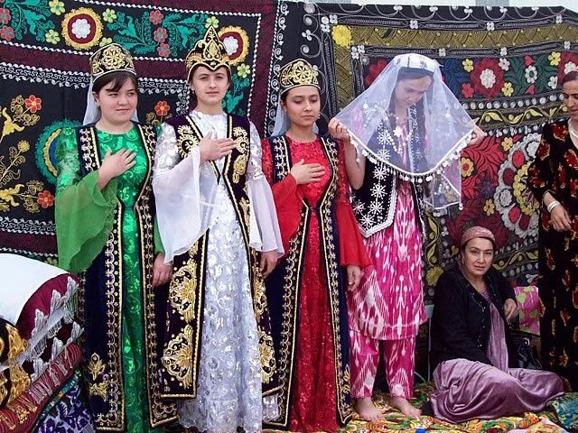 Национальная одежда таджикистана фото tajik women traditional clothing Traditional outfits, Traditional dresses, Asian