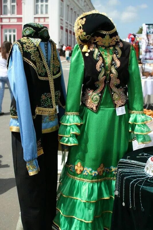 Национальная одежда татар фото #татарский костюм Наряды, Модели, Традиционные платья