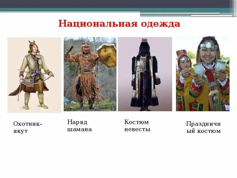 Национальная одежда якутов фото и описание Якутский народ - презентация, доклад, проект скачать
