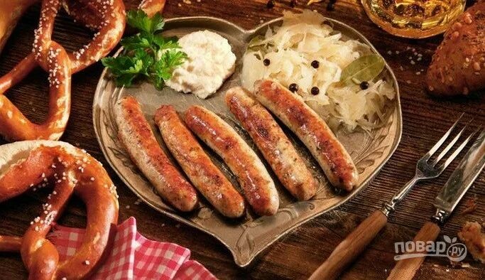 Национальное немецкое блюдо рецепт с фото Нюрнбергские колбаски (легкий рецепт) - пошаговый рецепт с фото на Повар.ру