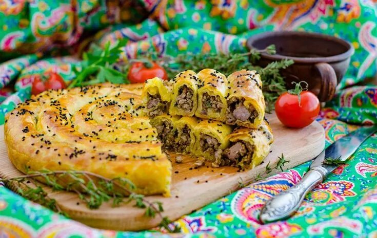 Национальное турецкое блюдо рецепт с фото Турецкий борек с мясом (Turkish Meat Borek) - Вкусные заметки Рецепт Турецкие ре