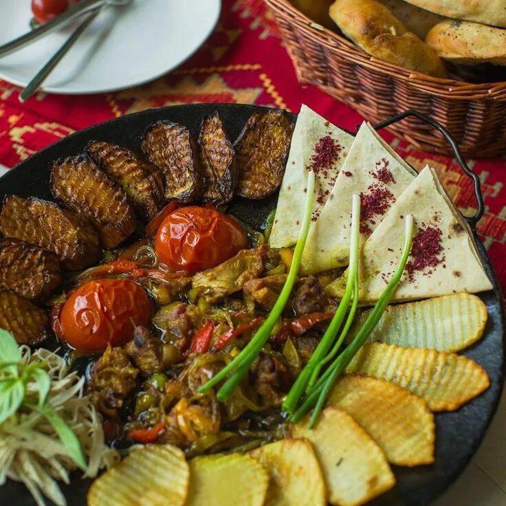 Национальные блюда азербайджанской кухни названия и фото Kabab yummy