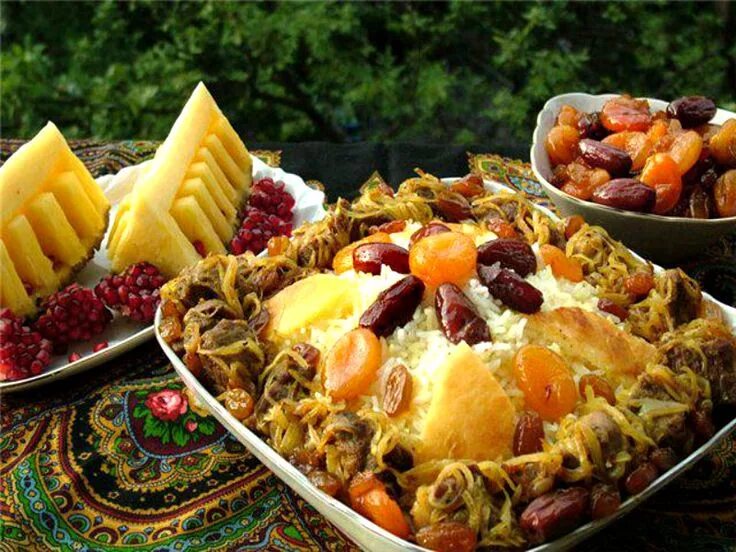Национальные блюда азербайджанской кухни названия и фото Shah Plov Baku