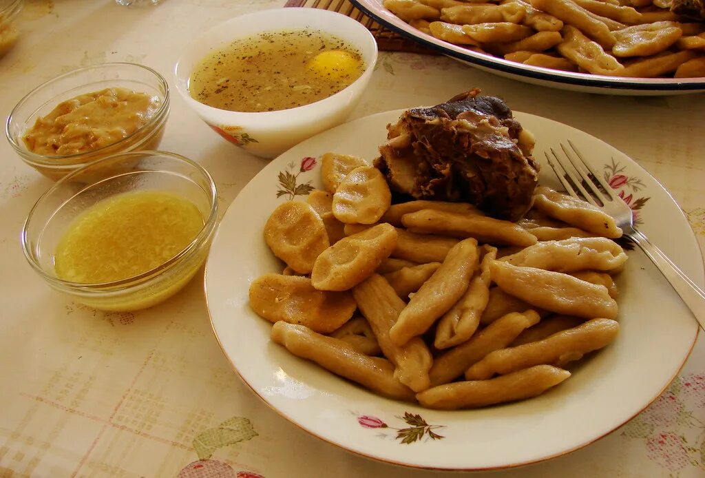 Национальные блюда ингушетии с фото и названиями Galnesh Serving Cooked in lamb meat stock and served with:. Flickr