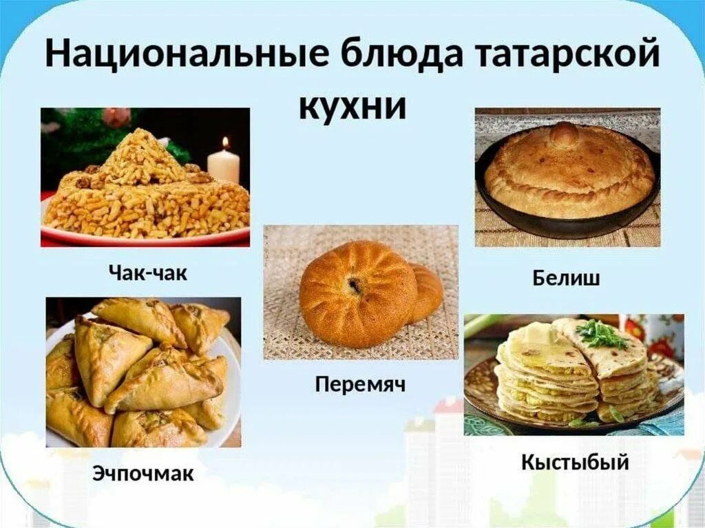 Национальные блюда татар фото с названиями Татар халык ризыклары табында 2024, Балтасинский район - дата и место проведения