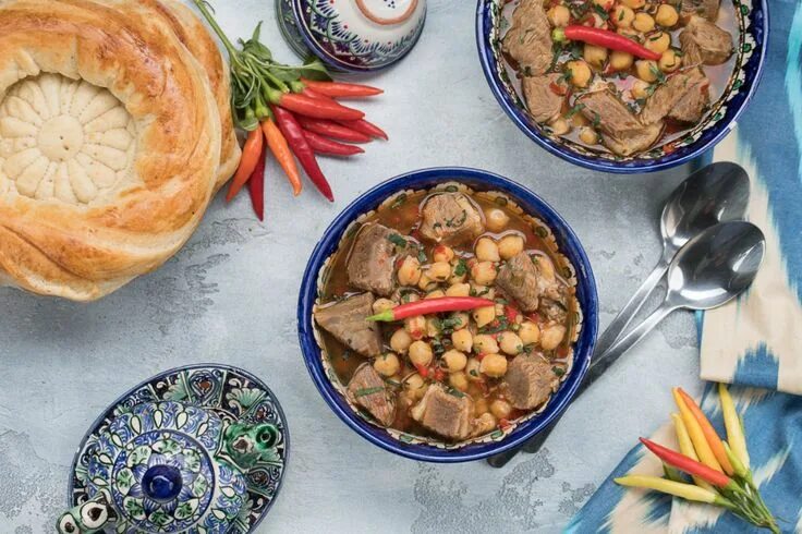 Национальные блюда узбекистана список с фото Узбекский суп с нутом Recipe Ethnic recipes, Food, Recipes