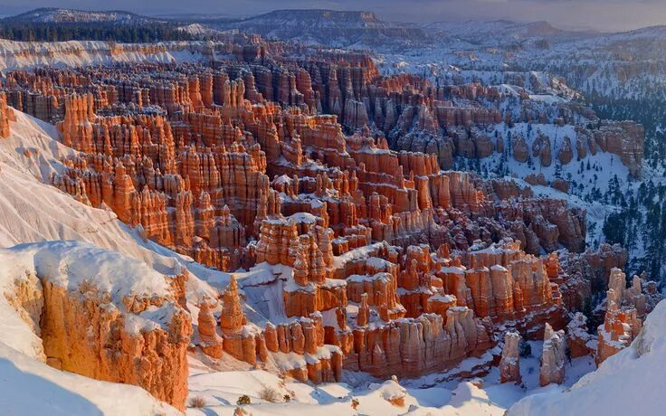 Национальные парки сша фото Bryce Canyon, Utah, USA. Although it is the smallest of Utah’s national parks at