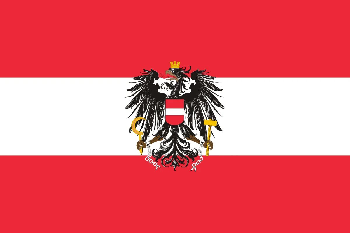 Национальный флаг австрии фото Файл:Flag of Austria (state, variant).svg - Википедия