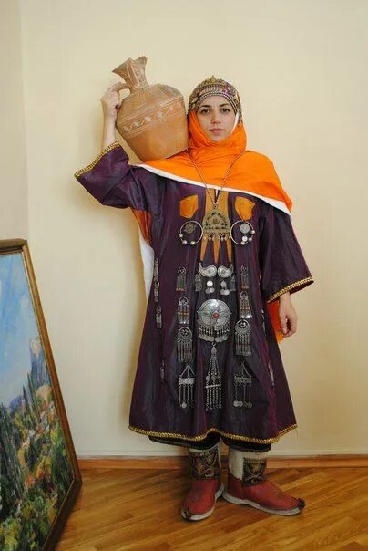 Национальный костюм лакцев фото FolkCostume&Embroidery: Costumes of Dagestan Traditional outfits, Traditional fa