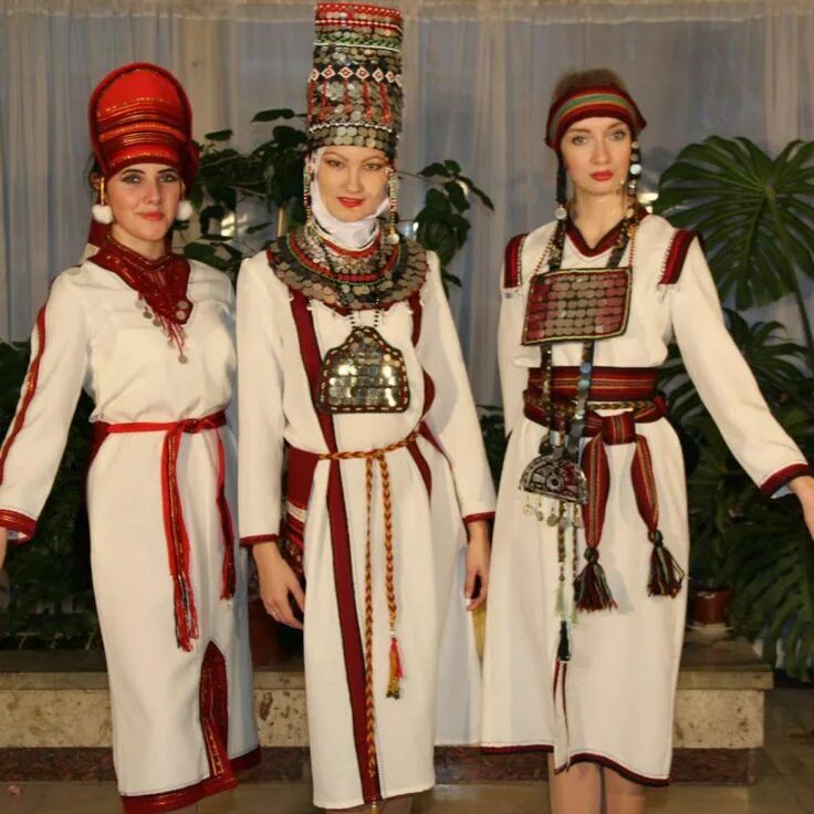 Национальный костюм марийцев фото Mari national costume Костюм, Моды, Мода оригами