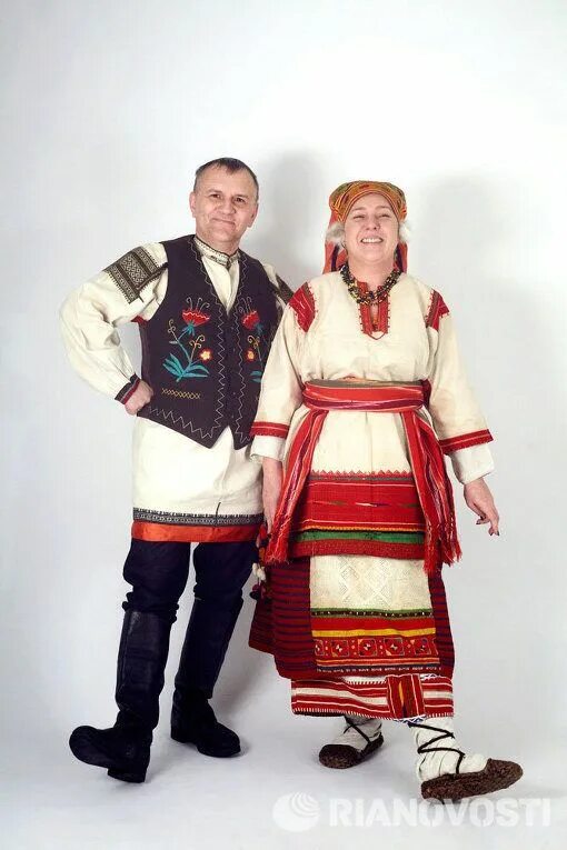 Национальный костюм мордовии фото Русский народный костюм (102 фото): национальный костюм русского народа Костюм, 
