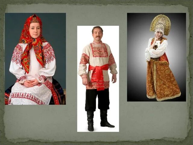 Национальный костюм русские фото окружающий Презентация.Народный костюм. Работа с волокнистыми материалами и картоном. Плете
