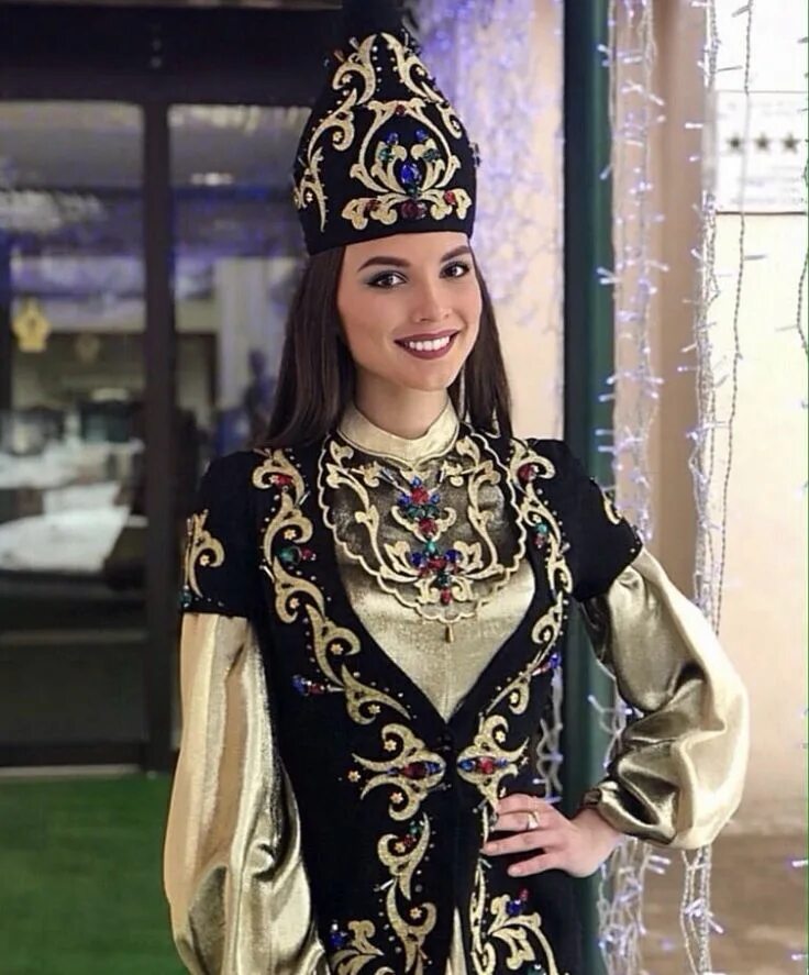 Национальный костюм татарки фото Tatar girl Türkler