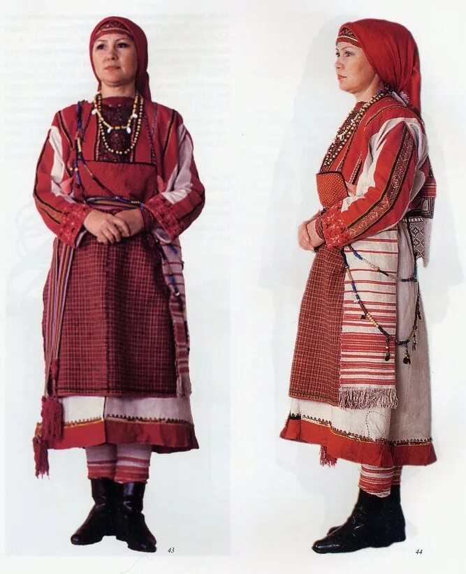 Национальный костюм удмуртов фото FolkCostume&Embroidery: North Udmurt Costume Folk costume, Traditional outfits, 
