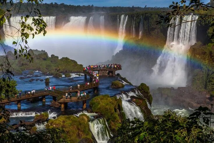 Национальный парк игуасу фото Iguazu falls, border of Brazil and Argentina. Iguazu national park, Argentina tr